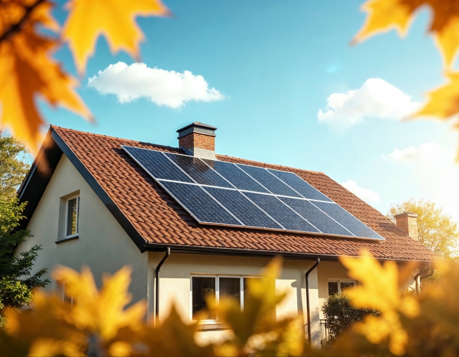 Installation de panneaux solaires par Lynergie